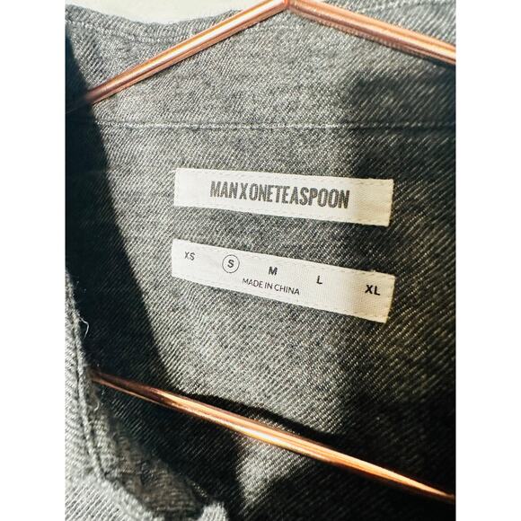 ONE TEASPOON Black Classic Ace Shirt Button Front Denim Shirt NWT Size Small - Picture 9 of 9